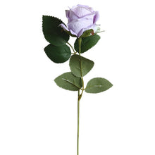 Load image into Gallery viewer, Roses Flannel Flower Bridal Pink Silk Artificial Flowers Bouquet Fake Flowers for Home Wedding Decoration indoor L528