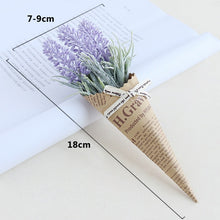 Load image into Gallery viewer, Mini Paper tube flower Wedding Pure and fresh Decoration   Photo props bouquet Accessories Dried flowers Birthday Present Rose
